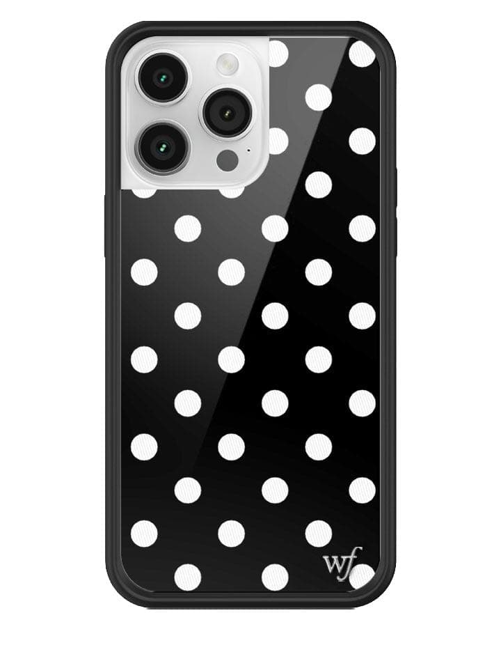 Polka Dot | Black and White iPhone Case iPhone 14 Pro Max iPhone Case Wildflower Cases