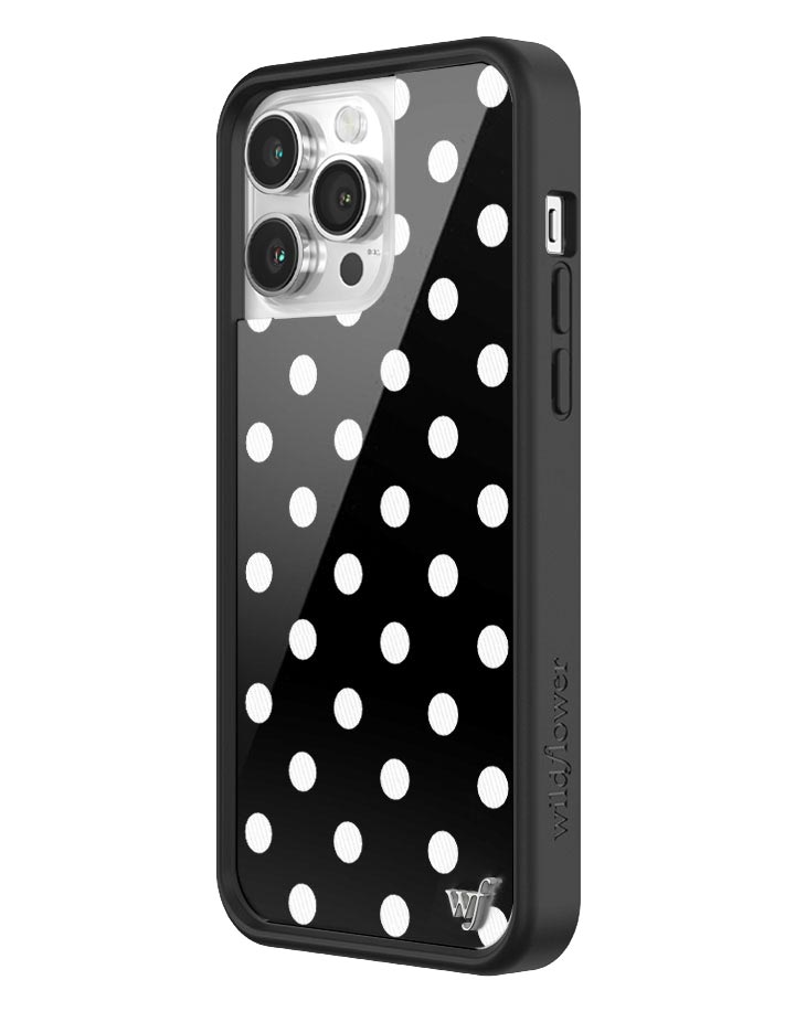 Polka Dot | Black and White iPhone Case iPhone Case Wildflower Cases