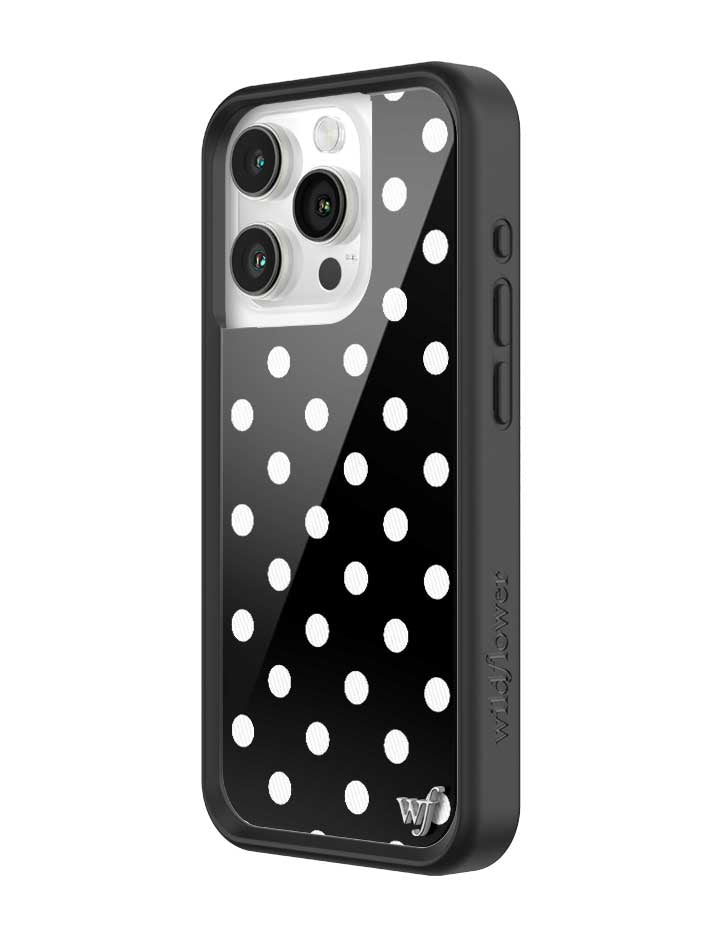 Polka Dot | Black and White iPhone Case iPhone Case Wildflower Cases