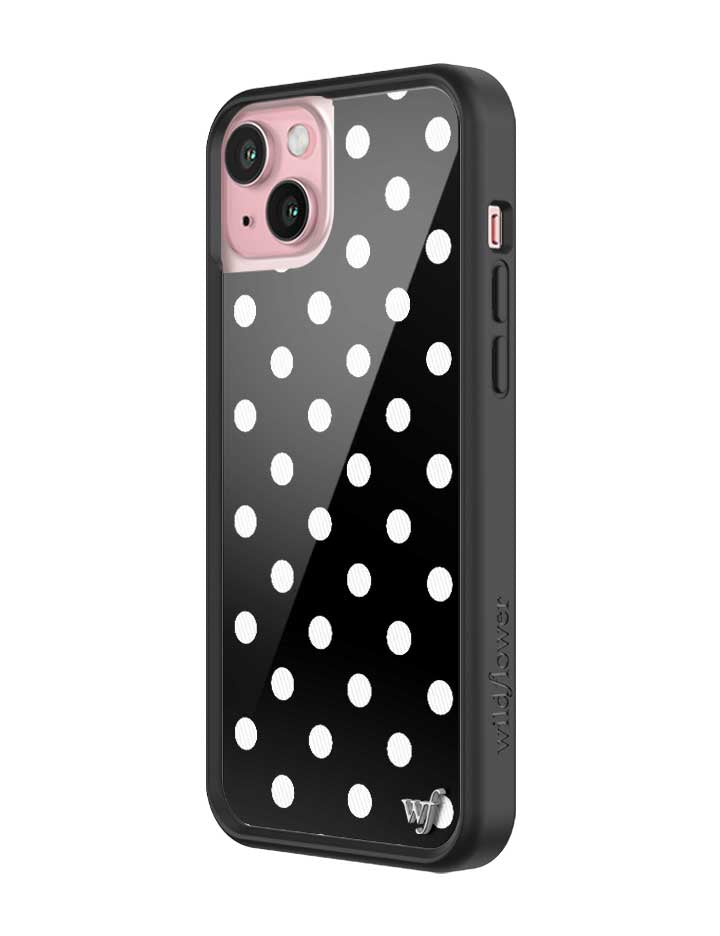 Polka Dot | Black and White iPhone Case iPhone Case Wildflower Cases