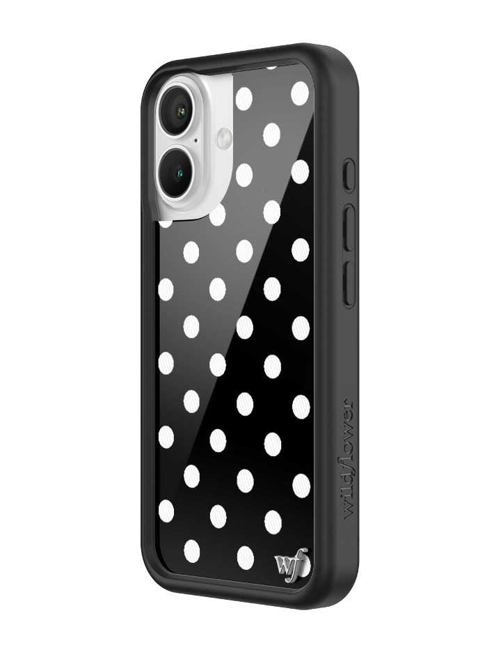 Polka Dot | Black and White iPhone Case iPhone Case Wildflower Cases