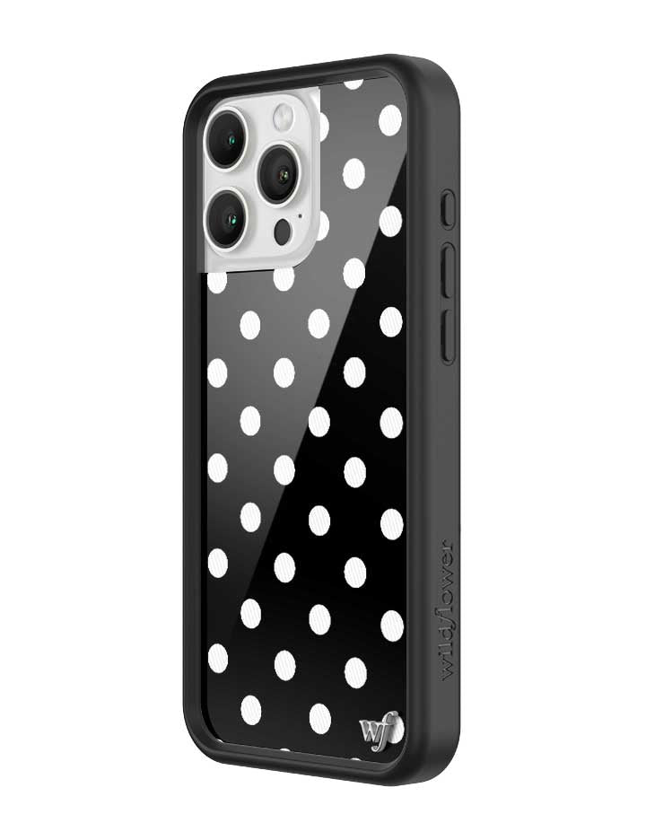 Polka Dot | Black and White iPhone Case iPhone Case Wildflower Cases