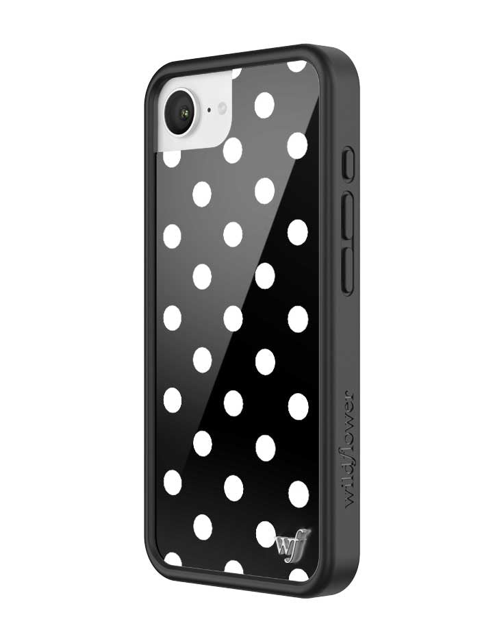 Polka Dot | Black and White iPhone Case iPhone Case Wildflower Cases