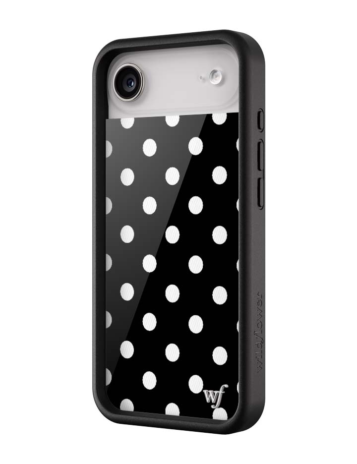 Polka Dot | Black and White iPhone Case iPhone Case Wildflower Cases