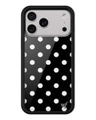 Polka Dot | Black and White iPhone Case
