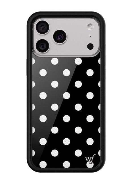 Polka Dot | Black and White iPhone Case