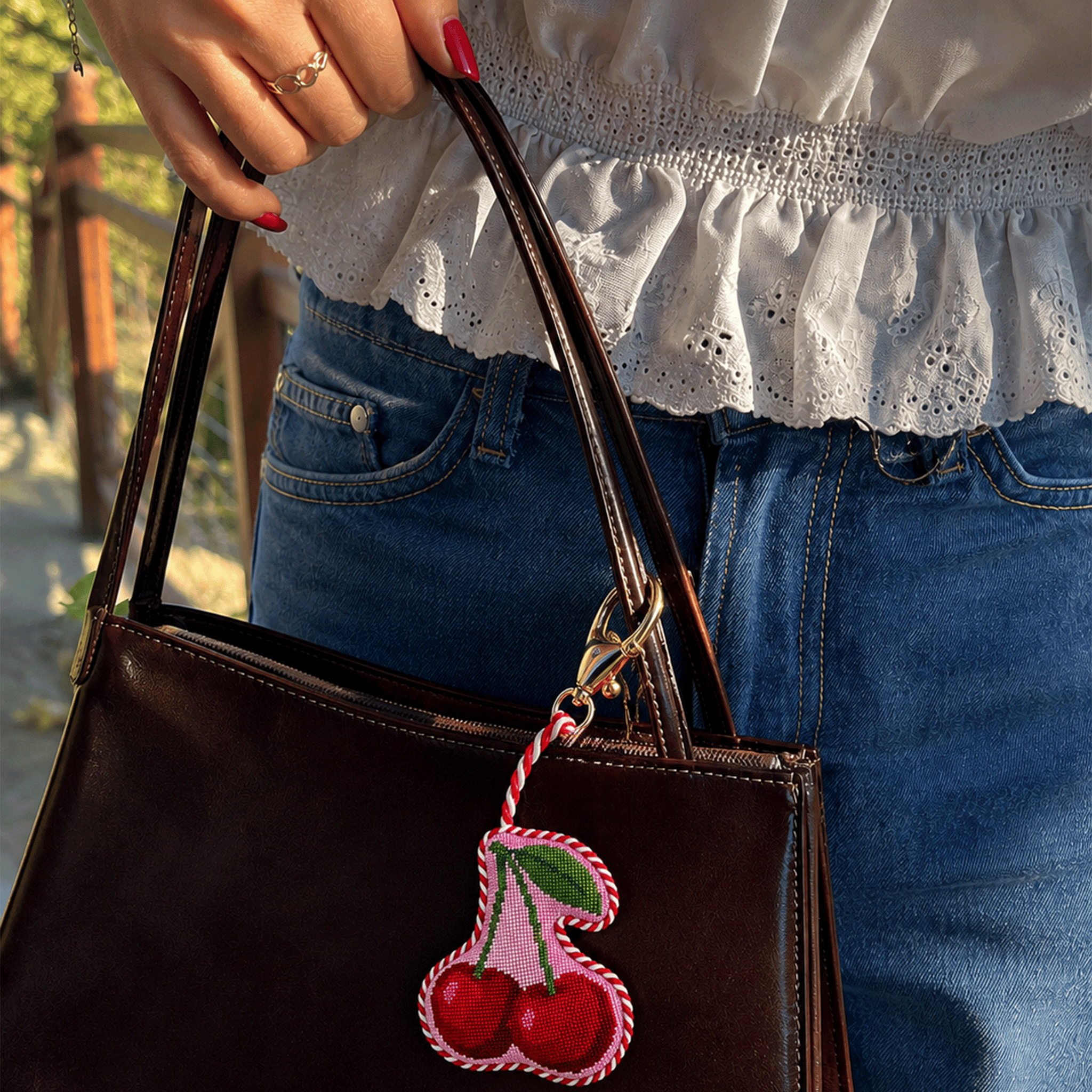 Cherries - Bag Charm
