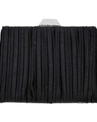 Pleated Evening Clutch Crossbody Bag