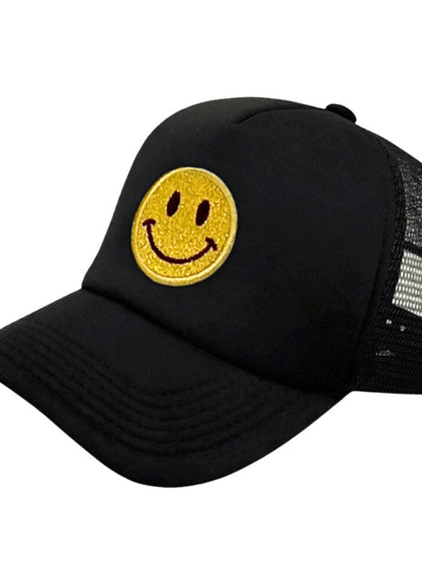 Smile Patch Mesh Back Baseball Cap
