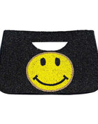 Smile Seed Beaded Tote Crossbody Bag