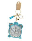 Bling Clock Tassel Bag Charm
