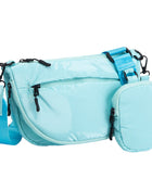 Puffer Half Moon Crossbody Bag