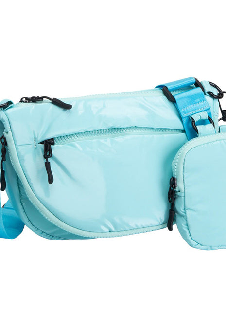 Puffer Half Moon Crossbody Bag