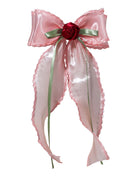 Amour Rose Hair Bow Barette
