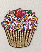 Cupcake Magnet ( Die-Cut )