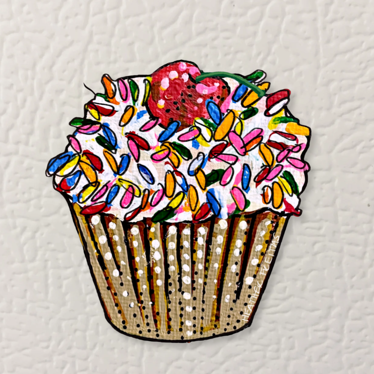 Cupcake Magnet ( Die-Cut )