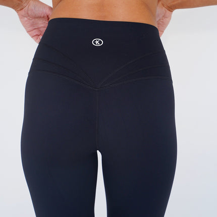 I am Beautifully Radiant Quick Dry Black Yoga Legging