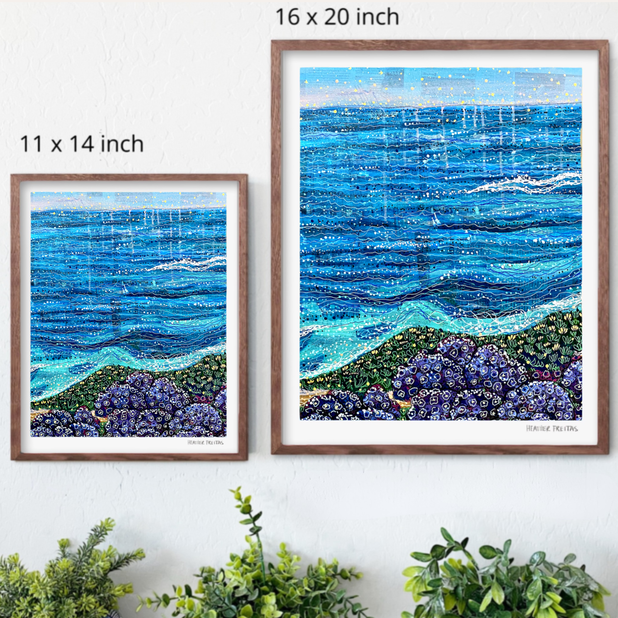 California Tides Hand Signed Fine Art Print