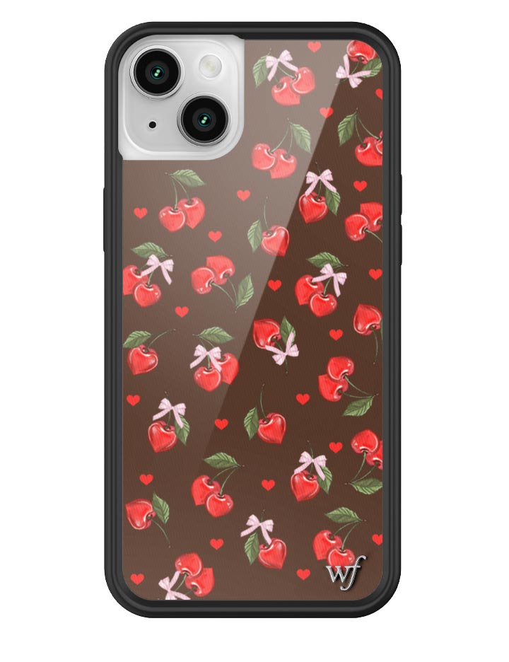 Chocolate Cherries iPhone Case iPhone 14 Plus iPhone Case Wildflower Cases