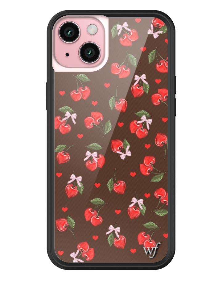 Chocolate Cherries iPhone Case iPhone 15 Plus iPhone Case Wildflower Cases