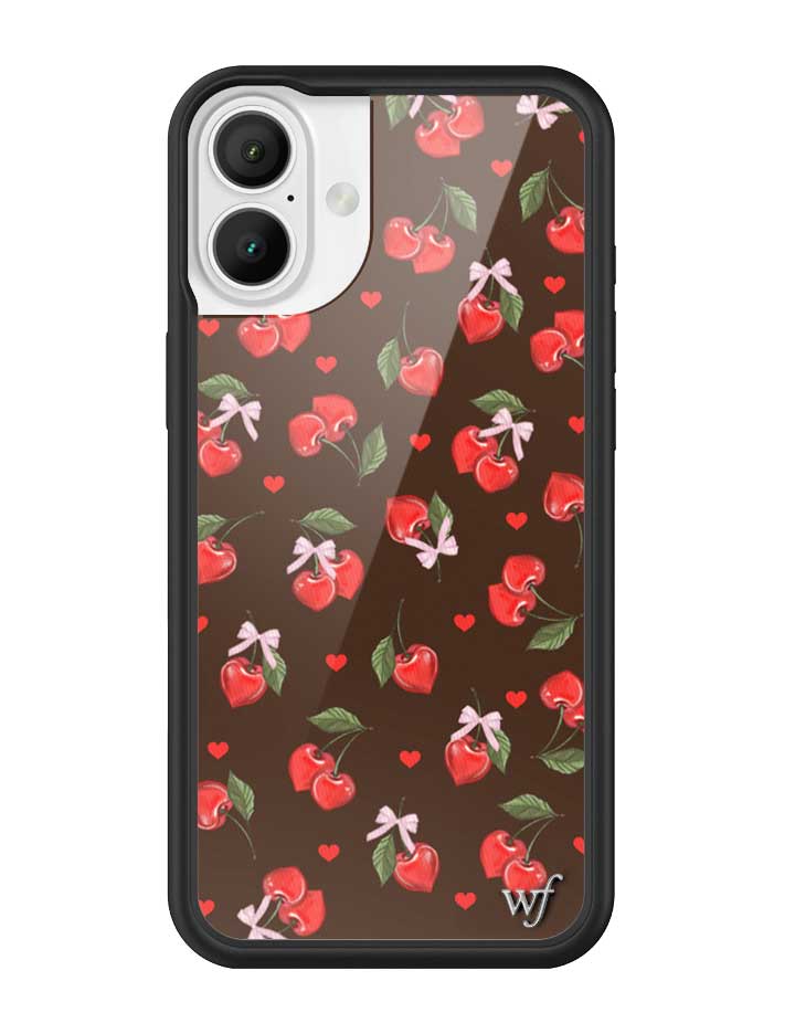 Chocolate Cherries iPhone Case iPhone 16 Plus iPhone Case Wildflower Cases