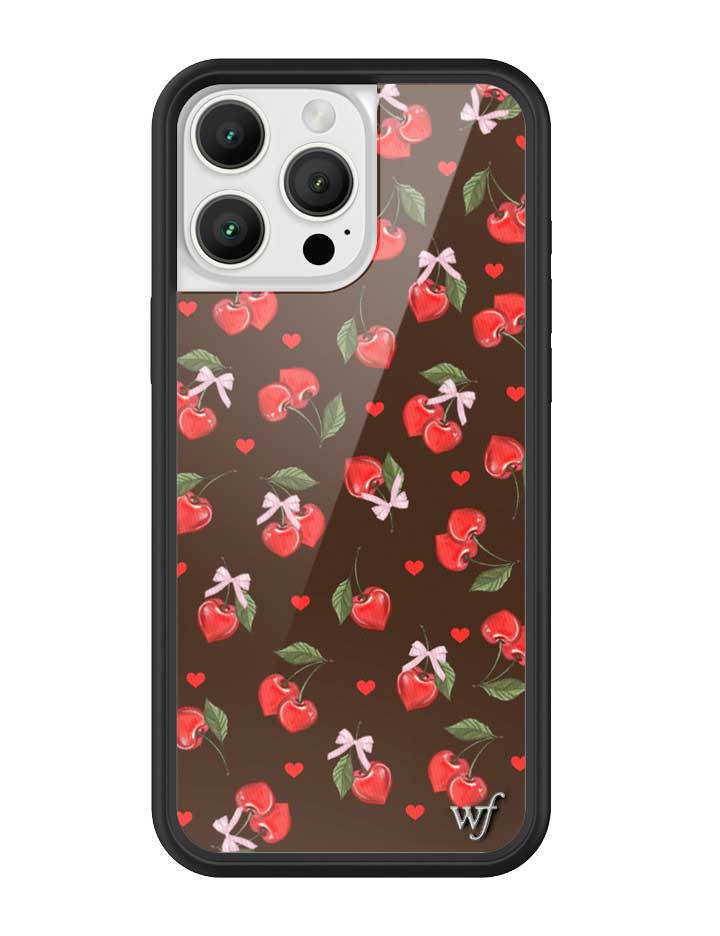 Chocolate Cherries iPhone Case iPhone 16 Pro Max iPhone Case Wildflower Cases