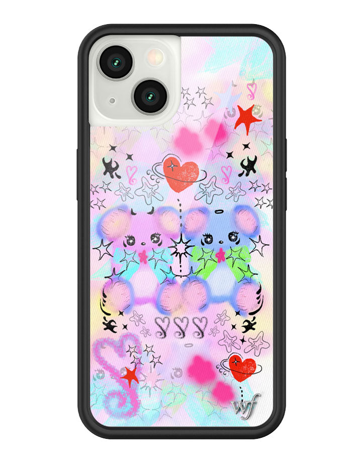 Cotton Candy Teddies iPhone Case by Wildflower iPhone 13 iPhone Case Wildflower Cases