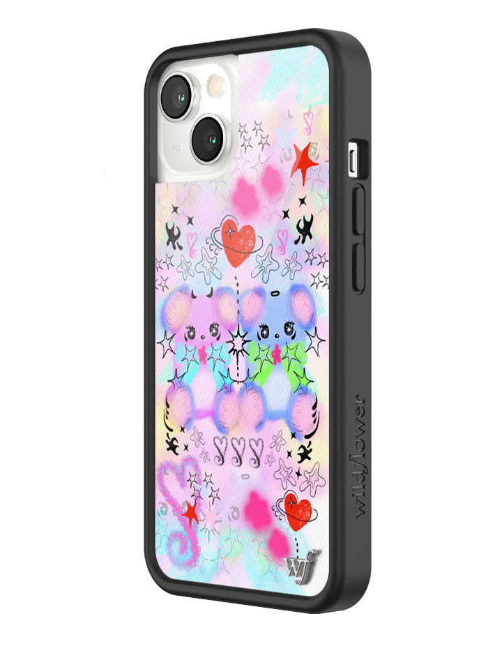 Cotton Candy Teddies iPhone Case by Wildflower iPhone Case Wildflower Cases