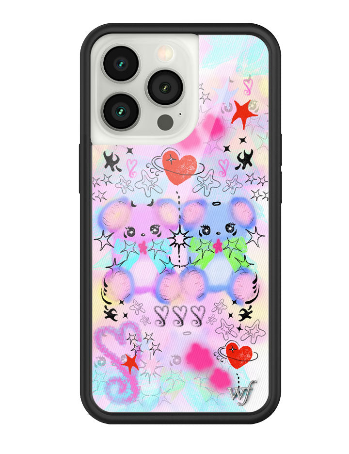 Cotton Candy Teddies iPhone Case by Wildflower iPhone 13 Pro iPhone Case Wildflower Cases