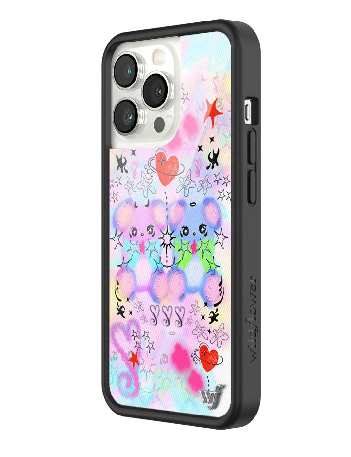 Cotton Candy Teddies iPhone Case by Wildflower iPhone Case Wildflower Cases