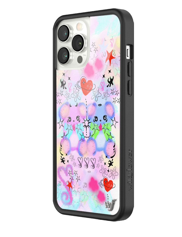Cotton Candy Teddies iPhone Case by Wildflower iPhone Case Wildflower Cases