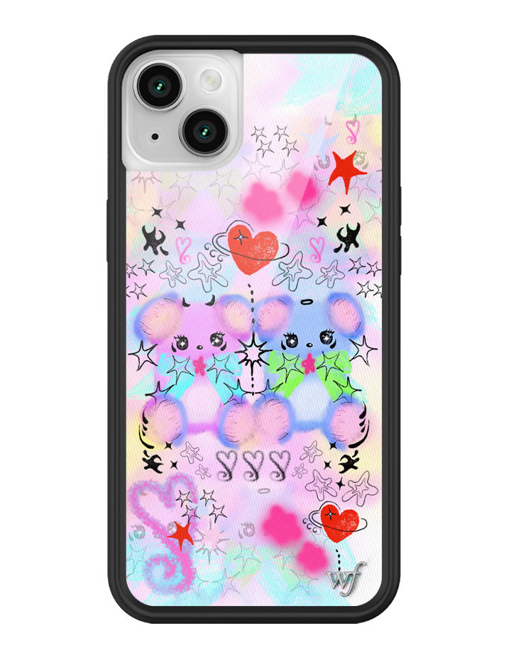 Cotton Candy Teddies iPhone Case by Wildflower iPhone 14 iPhone Case Wildflower Cases