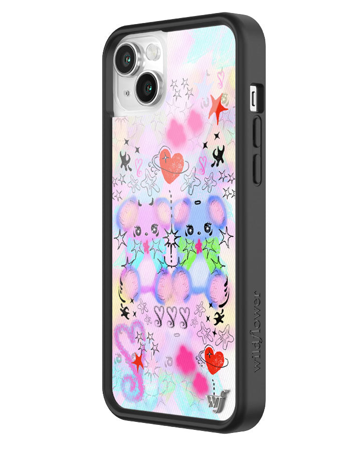 Cotton Candy Teddies iPhone Case by Wildflower iPhone Case Wildflower Cases