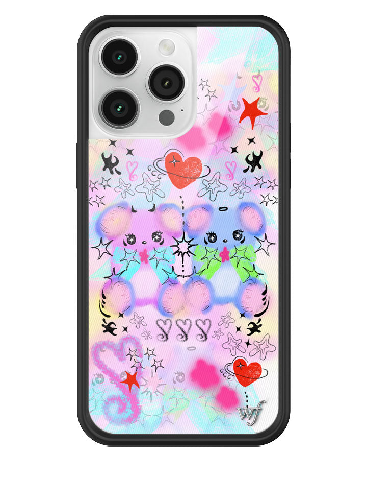 Cotton Candy Teddies iPhone Case by Wildflower iPhone 14 Pro Max iPhone Case Wildflower Cases