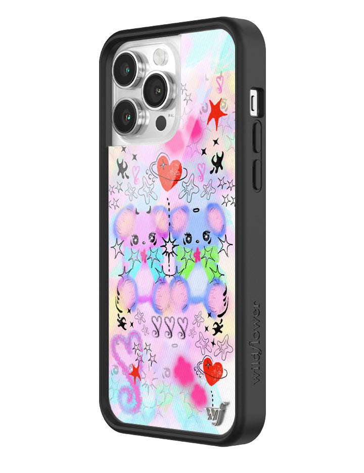 Cotton Candy Teddies iPhone Case by Wildflower iPhone Case Wildflower Cases