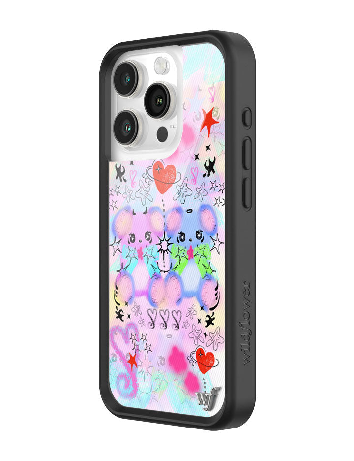 Cotton Candy Teddies iPhone Case by Wildflower iPhone Case Wildflower Cases