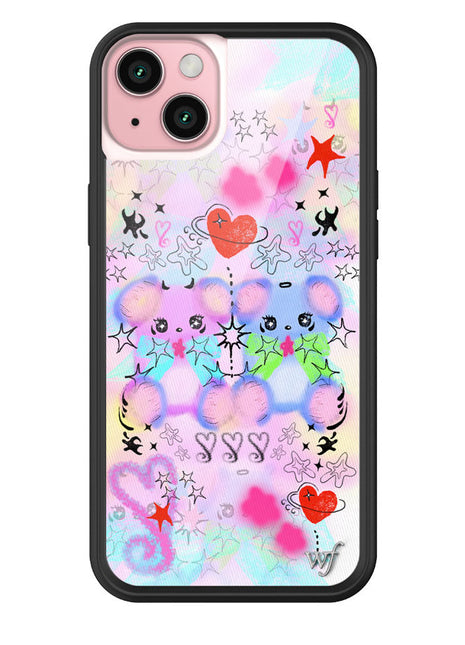 Cotton Candy Teddies iPhone Case by Wildflower iPhone 15 Plus iPhone Case Wildflower Cases