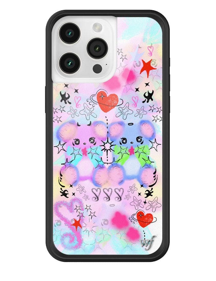 Cotton Candy Teddies iPhone Case by Wildflower iPhone 15 Pro Max iPhone Case Wildflower Cases