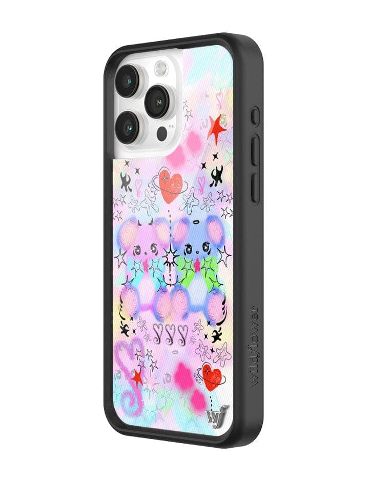 Cotton Candy Teddies iPhone Case by Wildflower iPhone Case Wildflower Cases