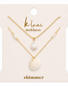 Shimmer Necklace Set - New