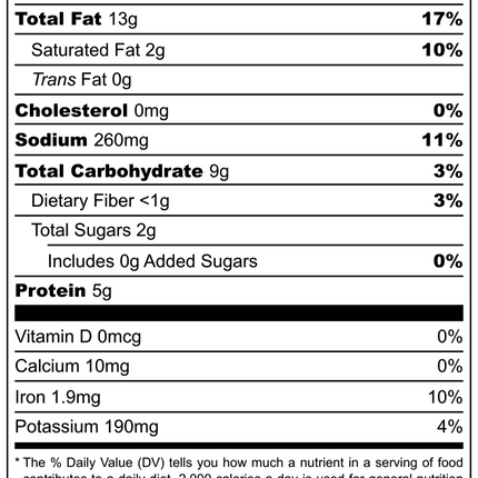 Chili Lime & Sea Salt, Sprouted Cashews (1/6 pack)