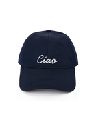 Ciao Baseball Hat in Navy