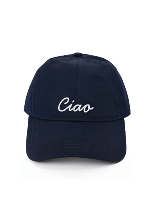 Ciao Baseball Hat in Navy