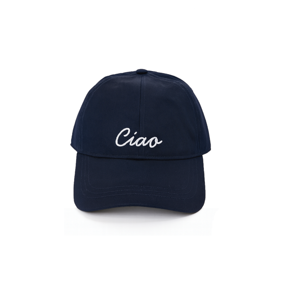 Ciao Baseball Hat in Navy