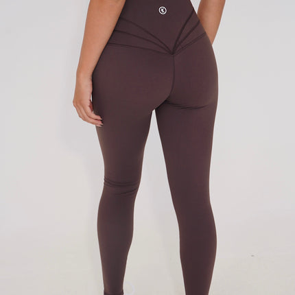 I am Beautifully Radiant Quick Dry Coffee Yoga Legging