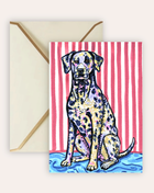 Dalmatian Dog Fine Art Greeting Card