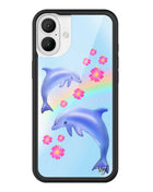 Dolphin Love iPhone Case iPhone 16 Plus iPhone Case Wildflower Cases