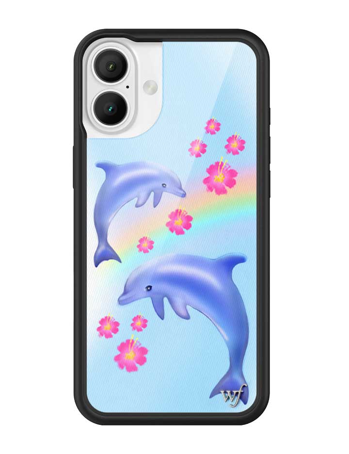 Dolphin Love iPhone Case iPhone 16 Plus iPhone Case Wildflower Cases