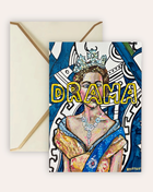Drama Queen Fine Art Greeting Card