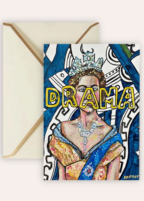 Drama Queen Fine Art Greeting Card